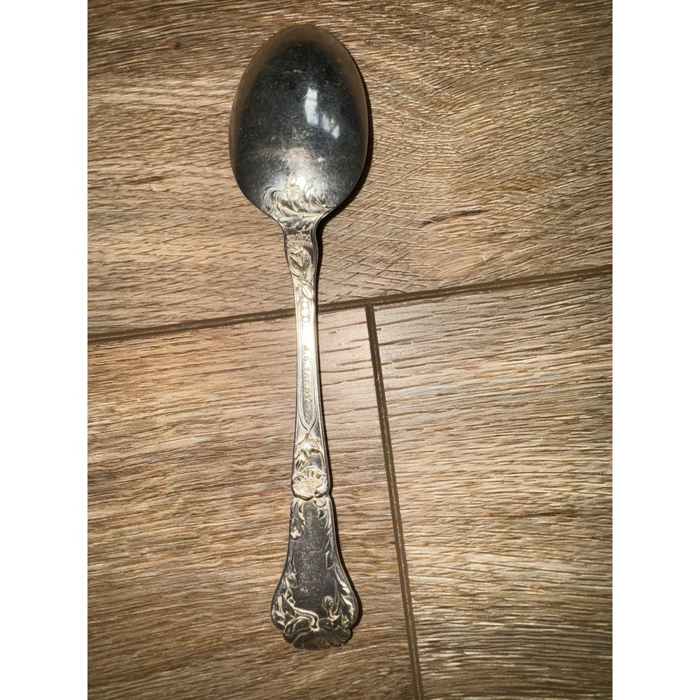 VTG Gorham Sterling Silver Teaspoon Iris Pattern Pat 1903 Art Nouveau - Picture 2 of 6